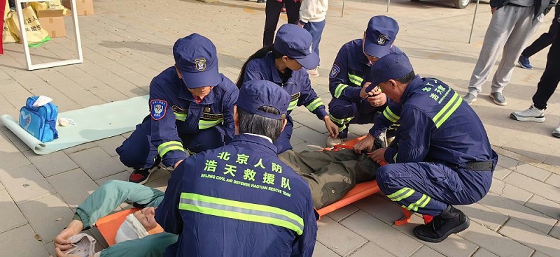 PRS草莓视频官方网站为北京人防浩天志愿者救援队潭柘寺服务站成立揭牌仪式保驾护航